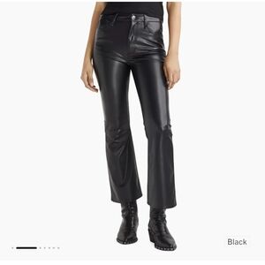 Rag & Bone Cassie Faux leather flare NWT